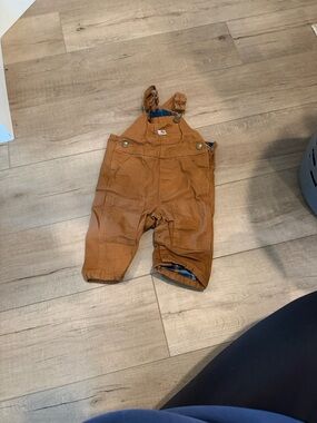 CARHART Toddler Brown Overalls - Durable Kids Bottoms